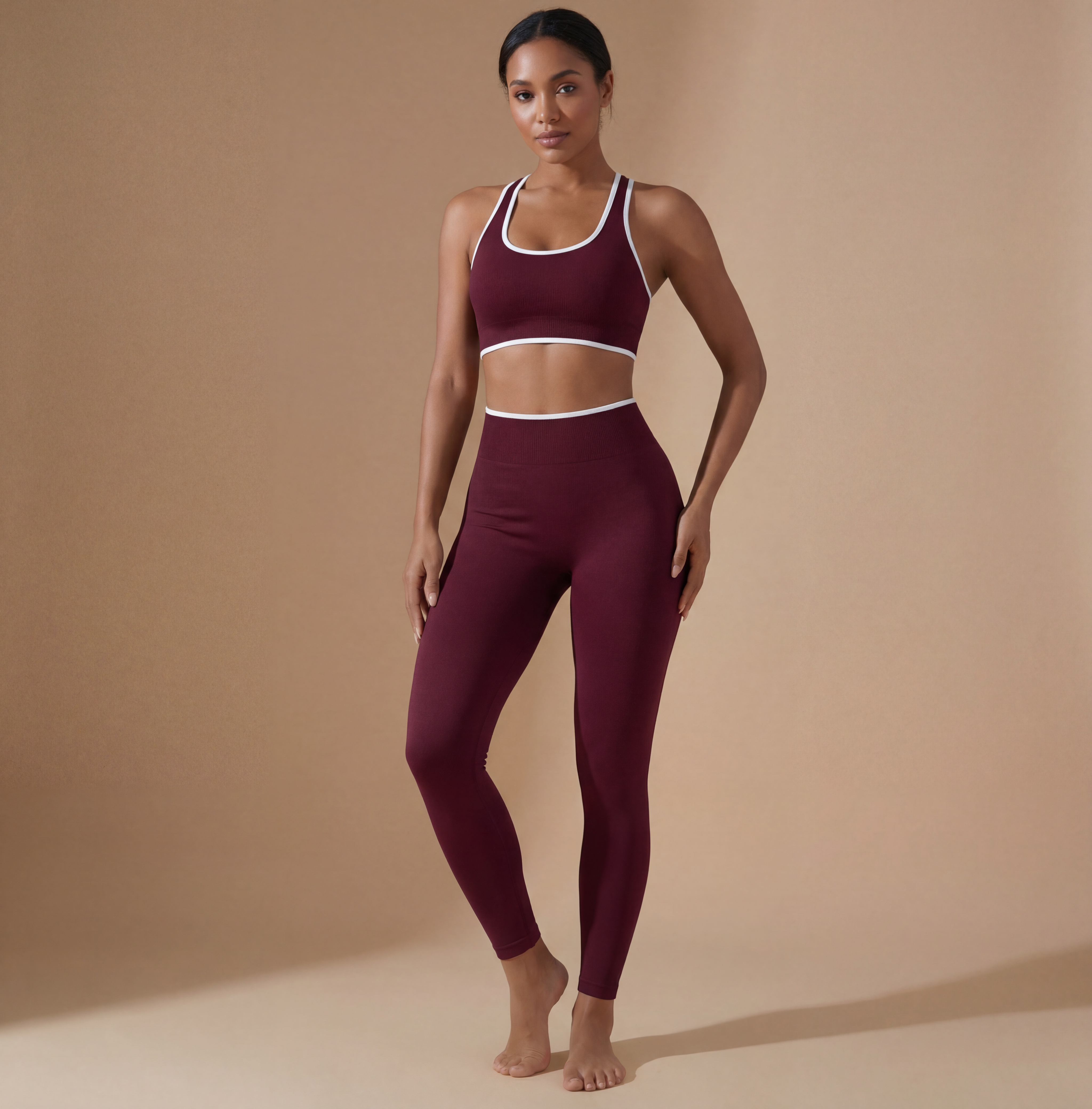 IRINA_Bootylift_Leggings_Dark_Red