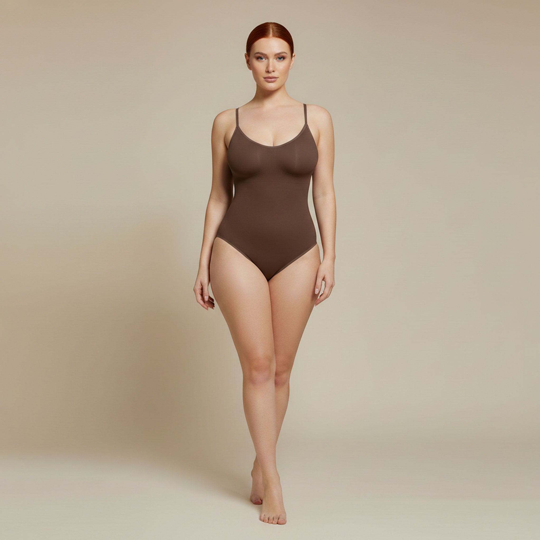 SERENA™️ Seamless Bodysuit Thong-Back