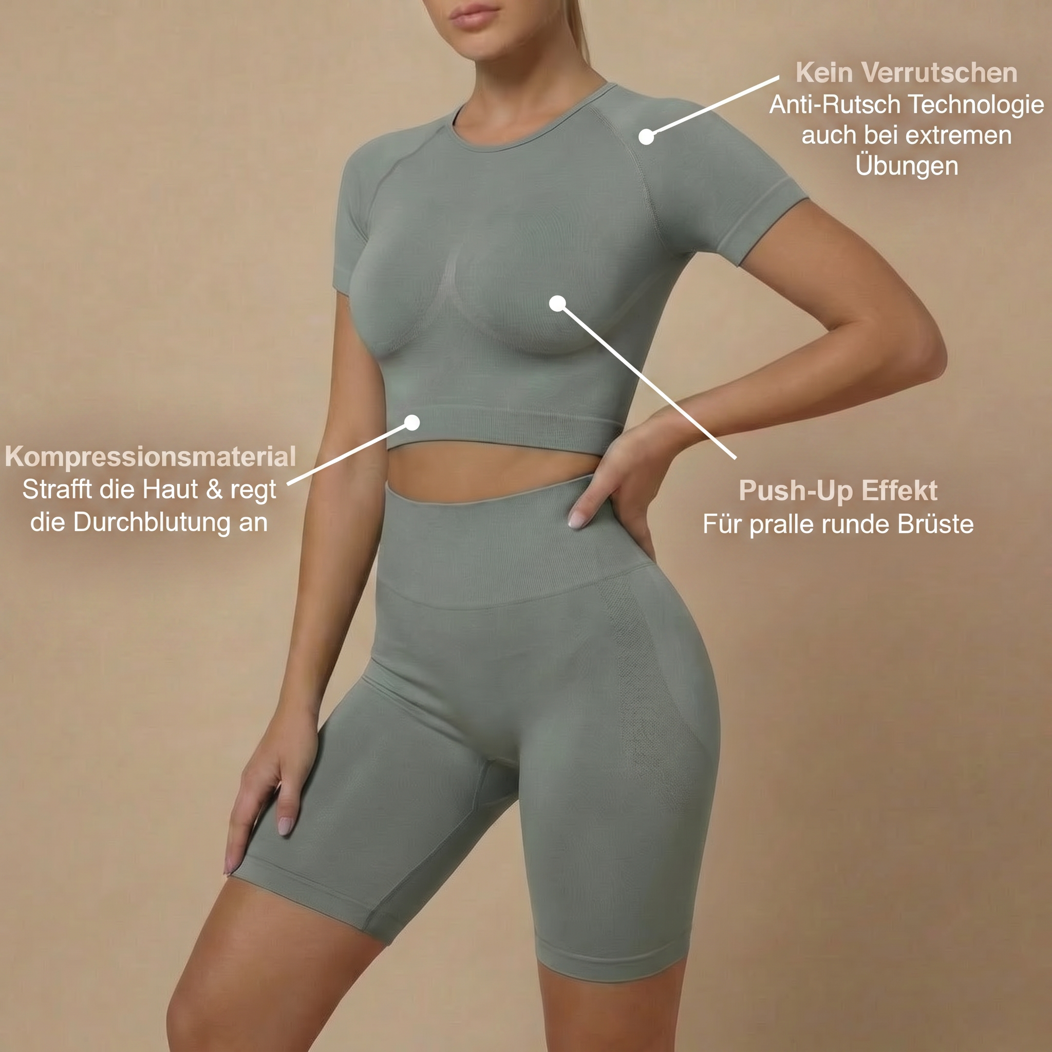 DIVINA™ Push-UP Short Sleeve Top