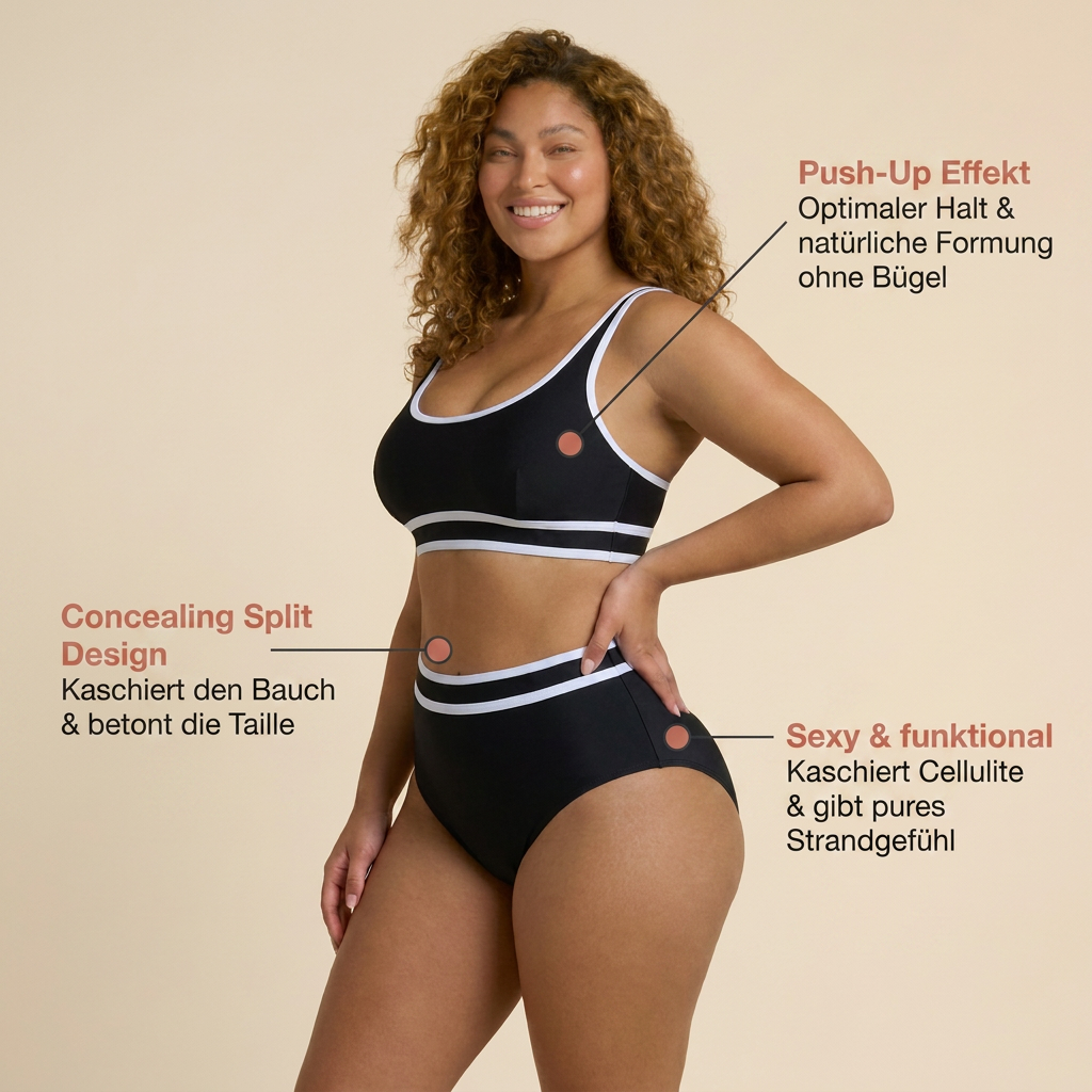LANA™ Concealing Split Bikini