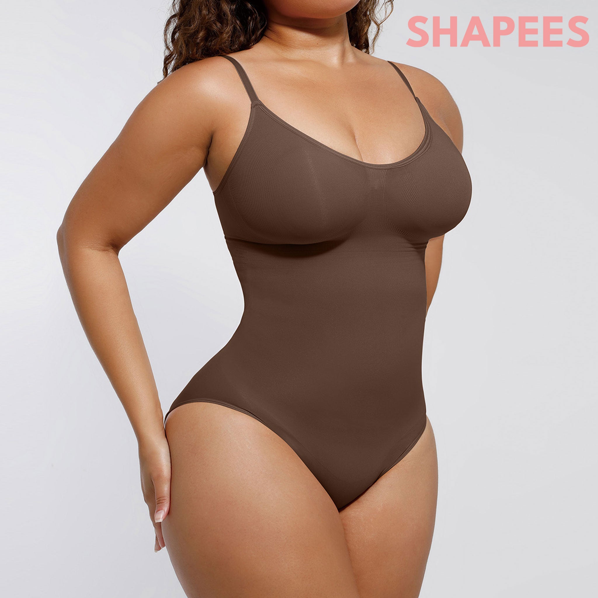SERENA™️ Seamless Bodysuit Thong-Back